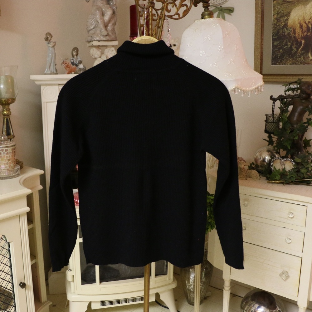 Black Jones New York Ribbed Turtleneck - Picture 6 of 7